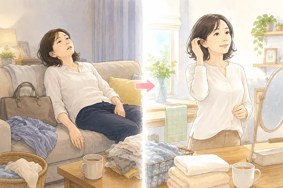 疲労感に悩まされる40代女性の疲労感を解放する