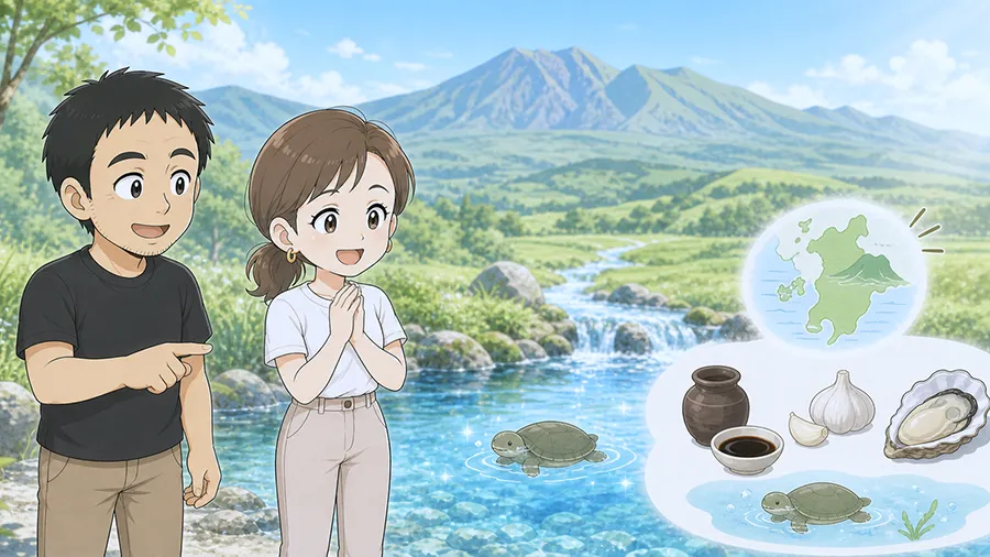 熊本県はすっぽんの育成に優れた豊かな水。すっぽんが活き活き